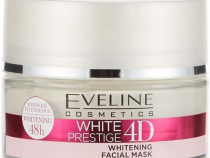 Masca de fata, Eveline Cosmetics, White Prestige, Whitening, 4D, 50 ml