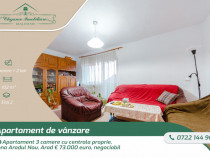 Apartament 3 camere cu centrala proprie, zona Aradul Nou, Ar
