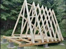 Case cabane lemn tip A modulare