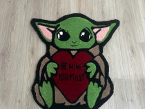 Baby Yoda Covor Personalizat