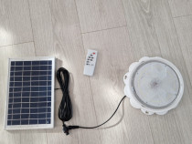 Lampa solara pentru terasa / gradina sau interior cu panou solar IP67