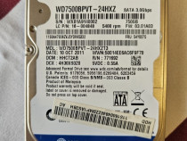 HDD 2.5" Toshiba, Western Digital, Hitachi