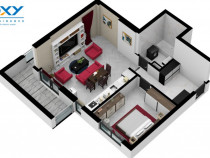 Rahova-Oxy Residence, 2 Camere 64 mp mega discount