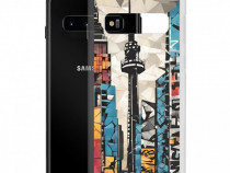 Husa telefon Mosaic Metropolis Clear Samsung Galaxy S10