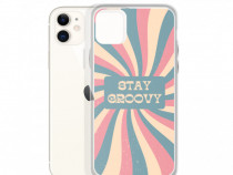 Husa telefon Stay Groovy Clear Iphone 11