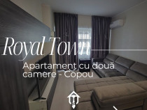 Se închiriază: Apartament cu două camere la Royal Town, Copou