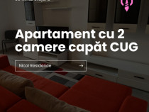 Se închiriază: Apartament cu 2 Camere - Capăt CUG, Nicol