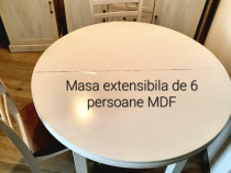 Masa extensibila MDF 6 persoane