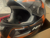 Casca Atv Moto Afx Racing Recurve , marimea M cu viziera