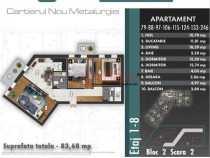 Apartament 3 Camere Stradal Metalurgiei - Berceni