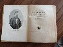 Alexandru Russo Cantarea Romaniei 1924 Cartea cea buna Cultura Nationa