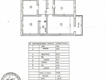 Apartament 4 camere 80,78 mp - cartier FRUMOASA