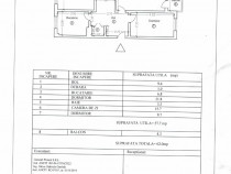 Ctin Brezeanu 3 camere decomandat etaj 3