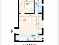 Apartament 2 camere Curte privata Safirului