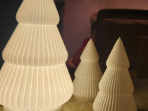 Lampa decorativa in forma de brad printata 3D