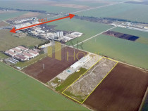 Teren industrial intravilan 22500 mp, Movila Vulpii DN1 lang