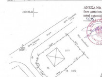 Teren 601mp deschidere la 2 strazi, central, la 1h de bucuresti