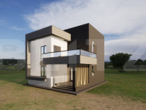 Casa moderna individuala, 4 camere, 118 mp, zona Casa Noastr