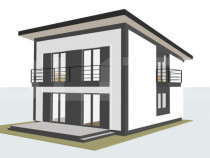 Casa de vanzare, 4 camere,109 mp + 450 mp teren, zona-Valea
