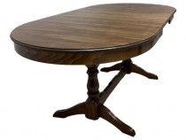 Masa VIO extensibila lemn masiv,NUC(P44),2 extensii(228x96x77) ovala