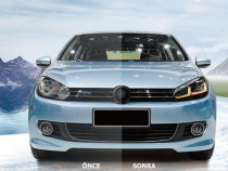 Faruri led cu aspect J - Volkswagen Golf 6 (2012-2018) FULL LED