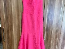 Rochie lunga roz 38