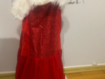 Rochie de craciunita rosie