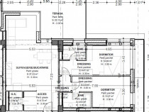 Apartament 3 camere, 93,5 mp, terasă 32,5 mp, zona centrala