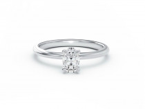 Inel de logodna TEILOR aur alb 18k diamant solitaire 0.3ct