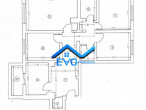 Apartament cu 4 camere de , parter, Dacia