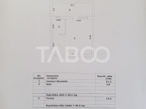 Studio de vanzare 36 mp utili + terasa 13 mp constructie nou