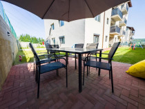 Oportunitate-Apartament cu grădină, 71 mp, complet mobilat