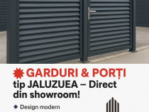 Garduri Si porti realizate din panouri metalice tip jaluzea