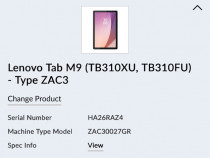 Lenovo Tab M9 cu husă cu stativ