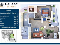 COMISION 0% Studio de vânzare/ Tractorul/ Galaxy Estate