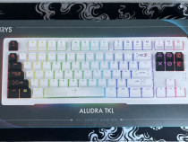 Tastatura Gaming Aqirys Aludra TKL, Gateron G Pro 2.0 Red, Alb