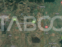 Teren intravilan 4332 mp cu utilitati front stradal 143m Sat