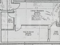 Apartament cu 2 camere, 50 mp, etaj intermediar, zona BMW