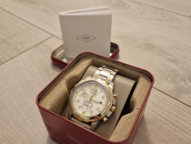 Ceas Fossil bicolor (auriu + argintiu)