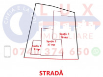 ID 6146 – DE VÂNZARE 3 spații comerciale și teren