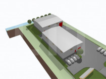 Doua hale industriale 900 utili,teren de 2800mp, Centurii V