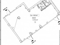 Spațiu comercial, 80 mp utili, zona Centrala