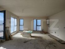 Penthouse de 2 camere, finisat, terasa, garaj, zona Somesulu