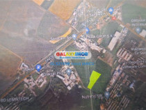 Teren 33500 m.p.PUZ Aprobat Industrial - Servicii - Hale