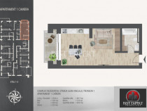 Garsoniera Ideal Investitie -7 minute metrou N.Teclu