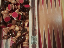 Vand mini-tabla de sah si 2 seturi de piese