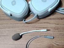 Căști iluminare și cu microfon