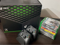 Xbox series X 2 controllere + 11 jocuri