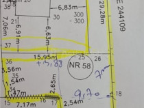 Teren construibil P 2, POT = 35% ,461 mp - zona centrala