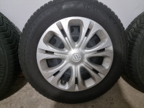 Set 4 roți complete Suzuki – Jante otel + Anvelope iarnă Yokohama + S